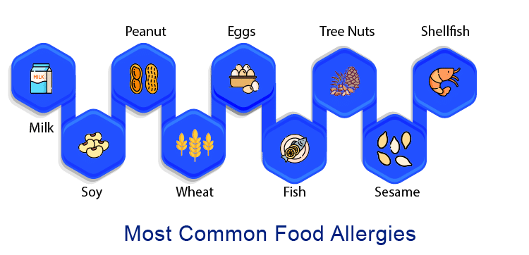 Most Common Food Allergies