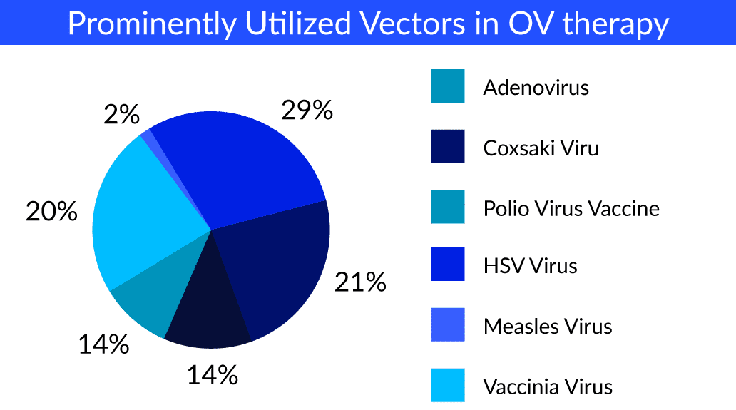 Types of vectors used in oncolytic viruses