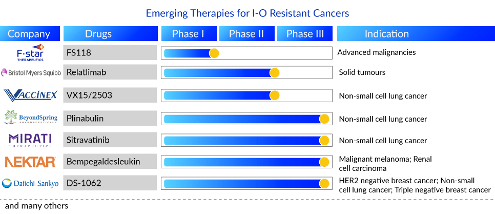 Emerging Therapies for IO Resistant Cancers