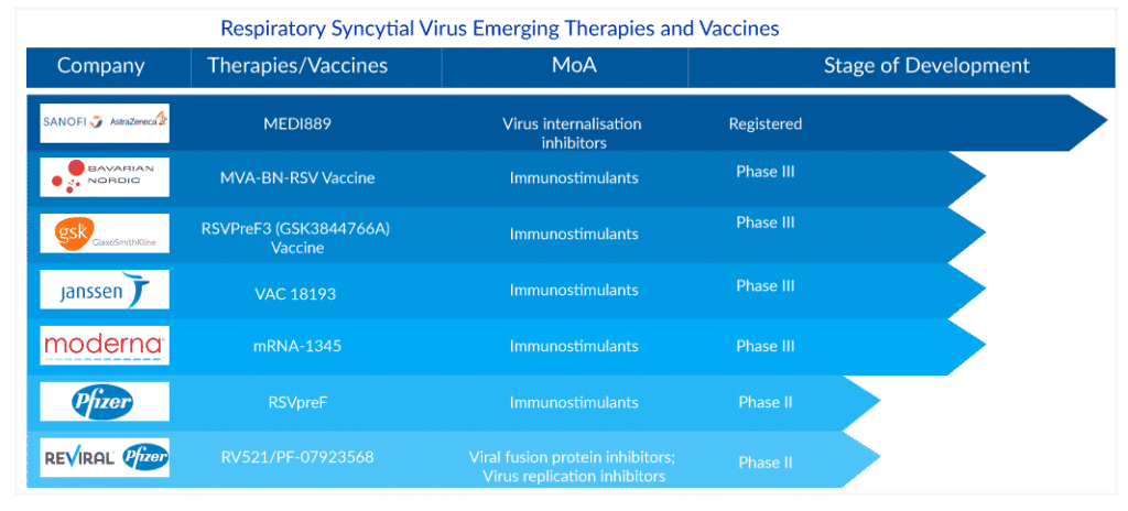 Respiratory Syncytial Virus Emerging Therapies and Vaccines