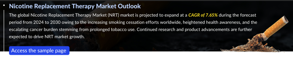 Nicotine Replacement Therapy Market Outlook