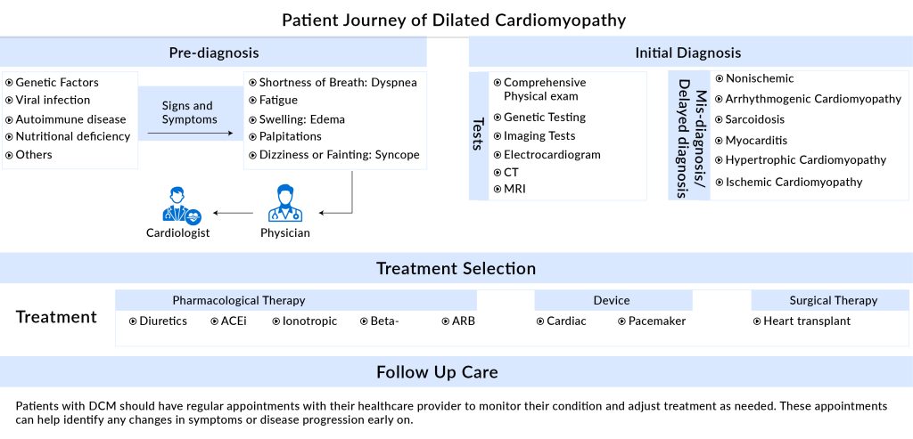 Patient Journey of Dilated Cardiomyopathy