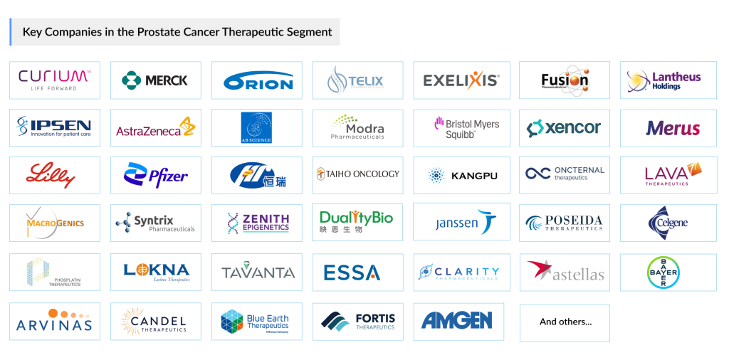 Key Companies in the Prostate Cancer Therapeutic Segment