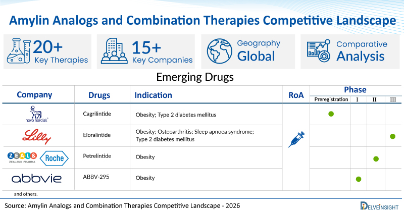 Amylin Analogs and Combination Therapies Competitive Landscape