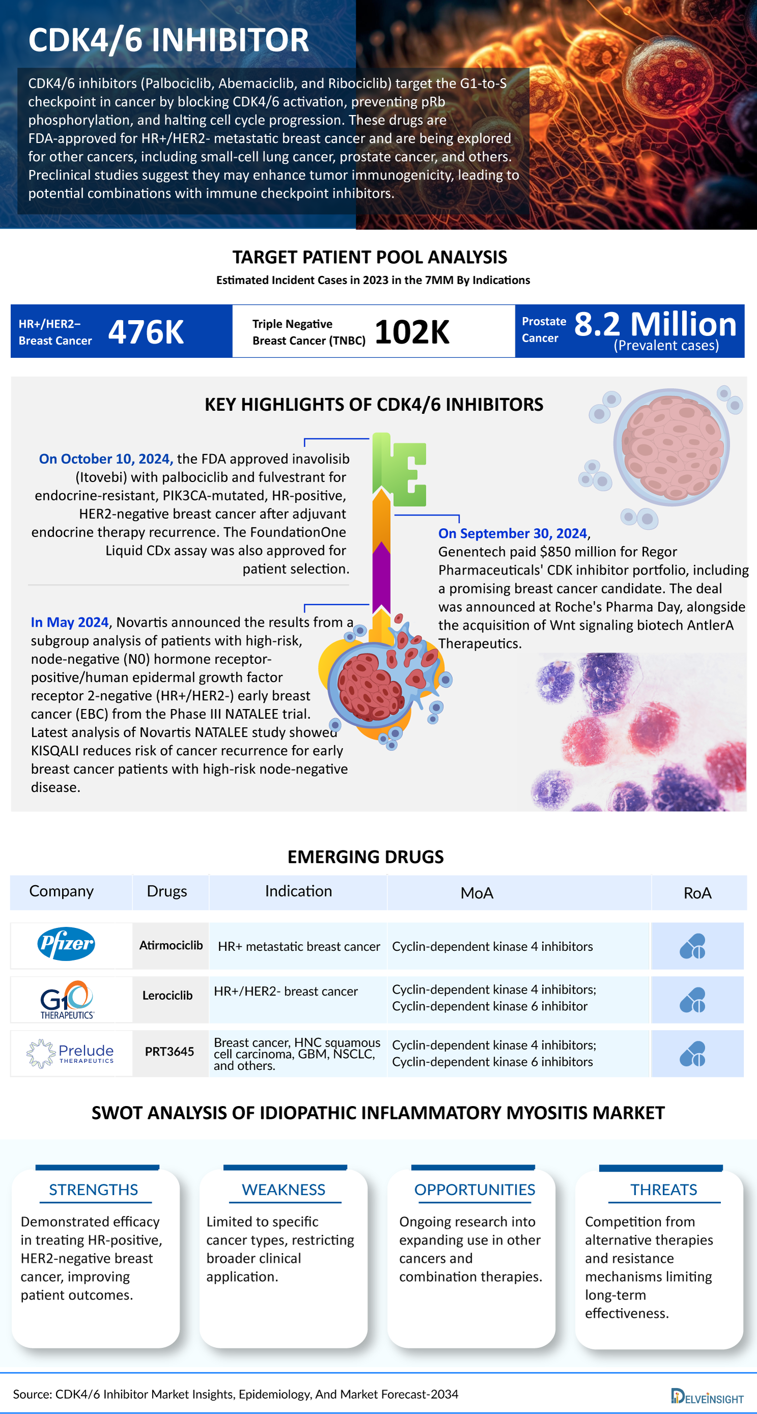 CDK4/6 Inhibitor Market Infographic